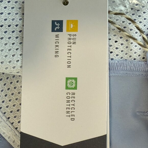 World Wide Sportsman Mens XXL Long Sleeve Fishing Shirt Light Blue UPF 30 - Picture 8 of 11